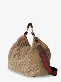Gucci Men's Brera GG Fabric Crossbody Bag Beige