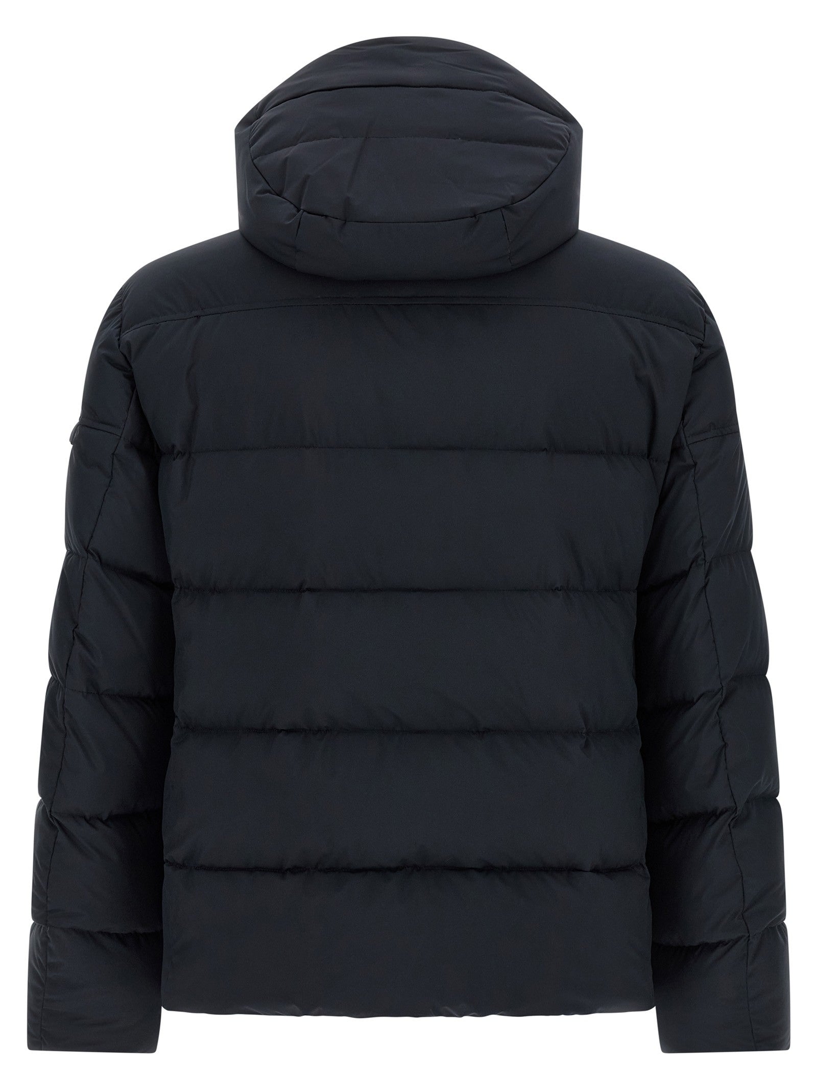 MooRER Brett Acqua Line Bomber Jacket Blue