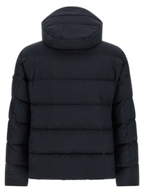 MooRER Brett Acqua Line Bomber Jacket Blue