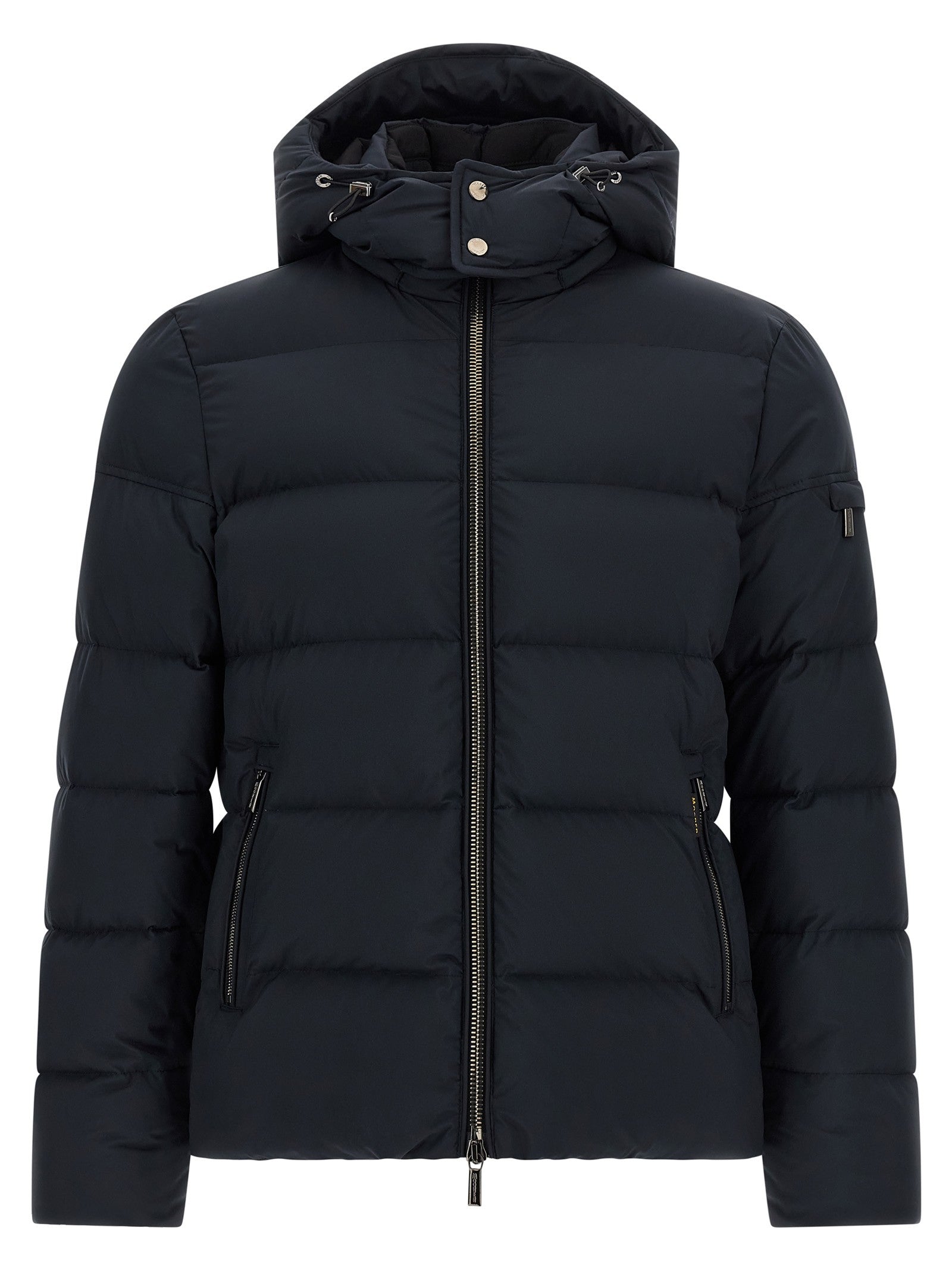MooRER Brett Acqua Line Bomber Jacket Blue