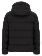 MooRER Brett Bomber Jacket Acqua Line Black