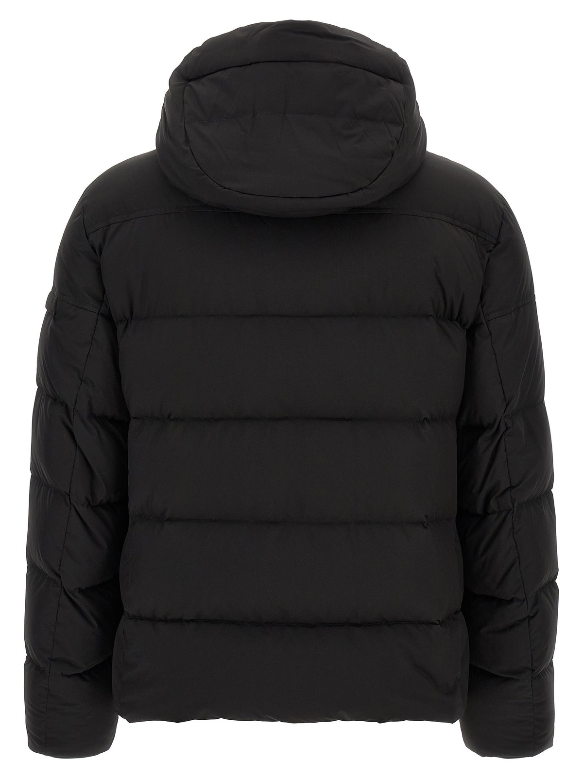 MooRER Brett Bomber Jacket Acqua Line Black