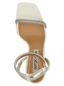 Sergio Rossi Bridal Sandals White