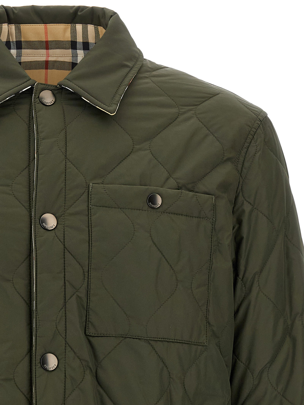 Burberry Brighton Reversible Overshirt Gold