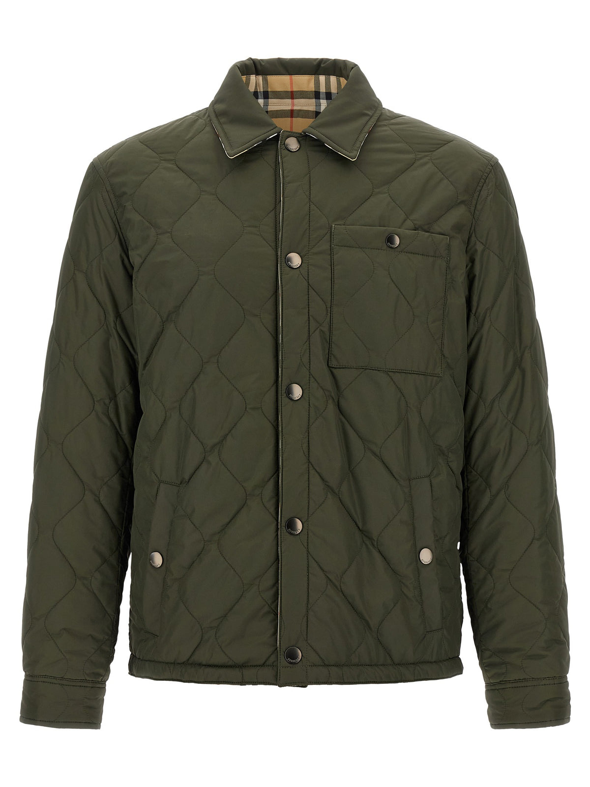 Burberry Brighton Reversible Overshirt Gold