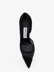 Jimmy Choo Women's Brigitte Suede Décolleté Black