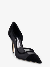 Jimmy Choo Women's Brigitte Suede Décolleté Black