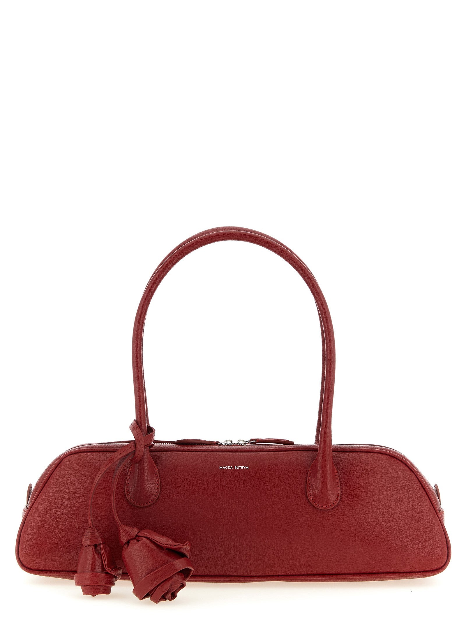 Magda Butrym Brigitte Trapeze Handbag Red