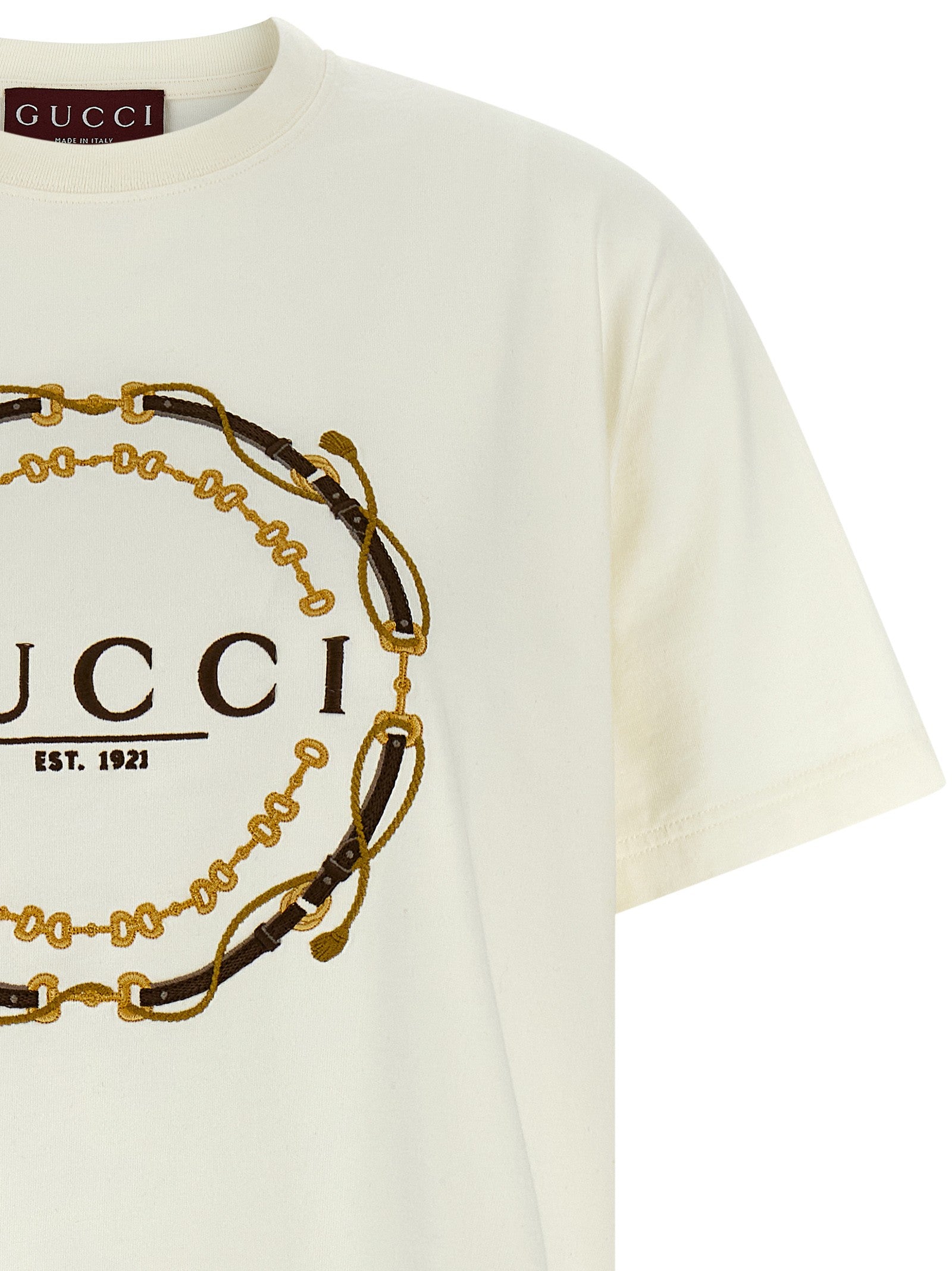 Gucci Briglie Gucci Est Shirt White