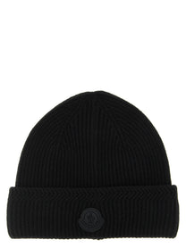 Moncler Brioche Half Stitch Cap Black