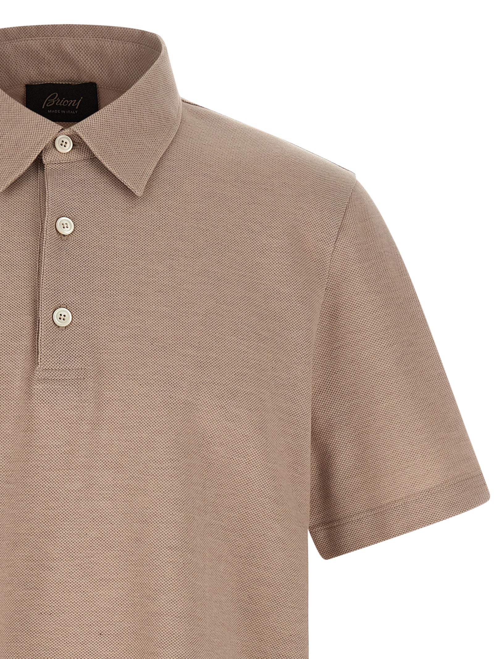 BRIONI - BRIONI - Cotton polo shirt - Men’s Tops