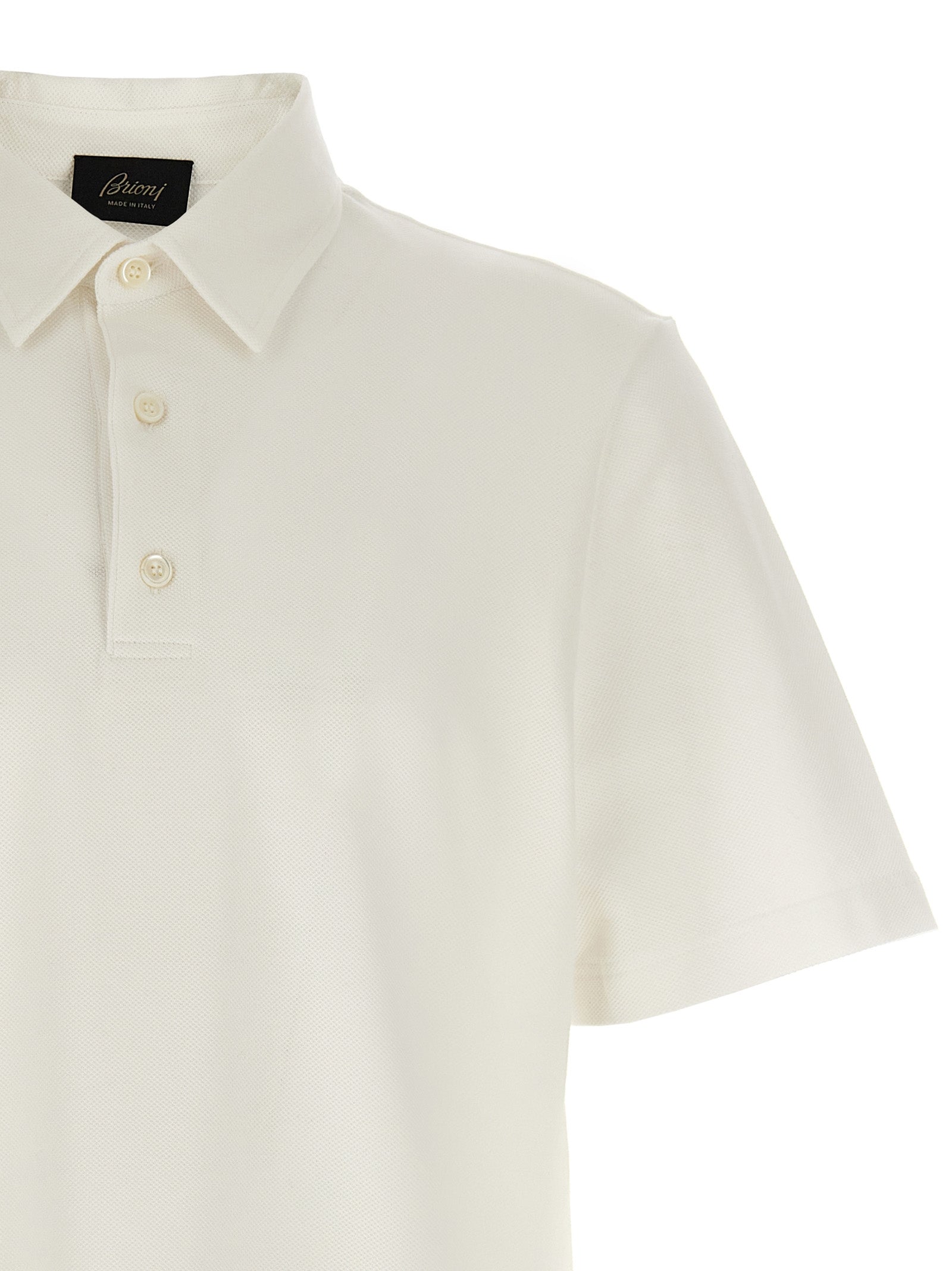 BRIONI - BRIONI - Cotton polo shirt - Men’s Tops