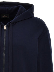 BRIONI - BRIONI - Piquet cotton hoodie - Men’s Sweatshirts
