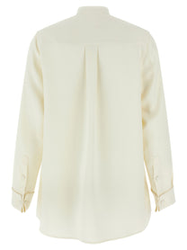 BRIONI - BRIONI - Pleated plastron shirt - Women’s Tops