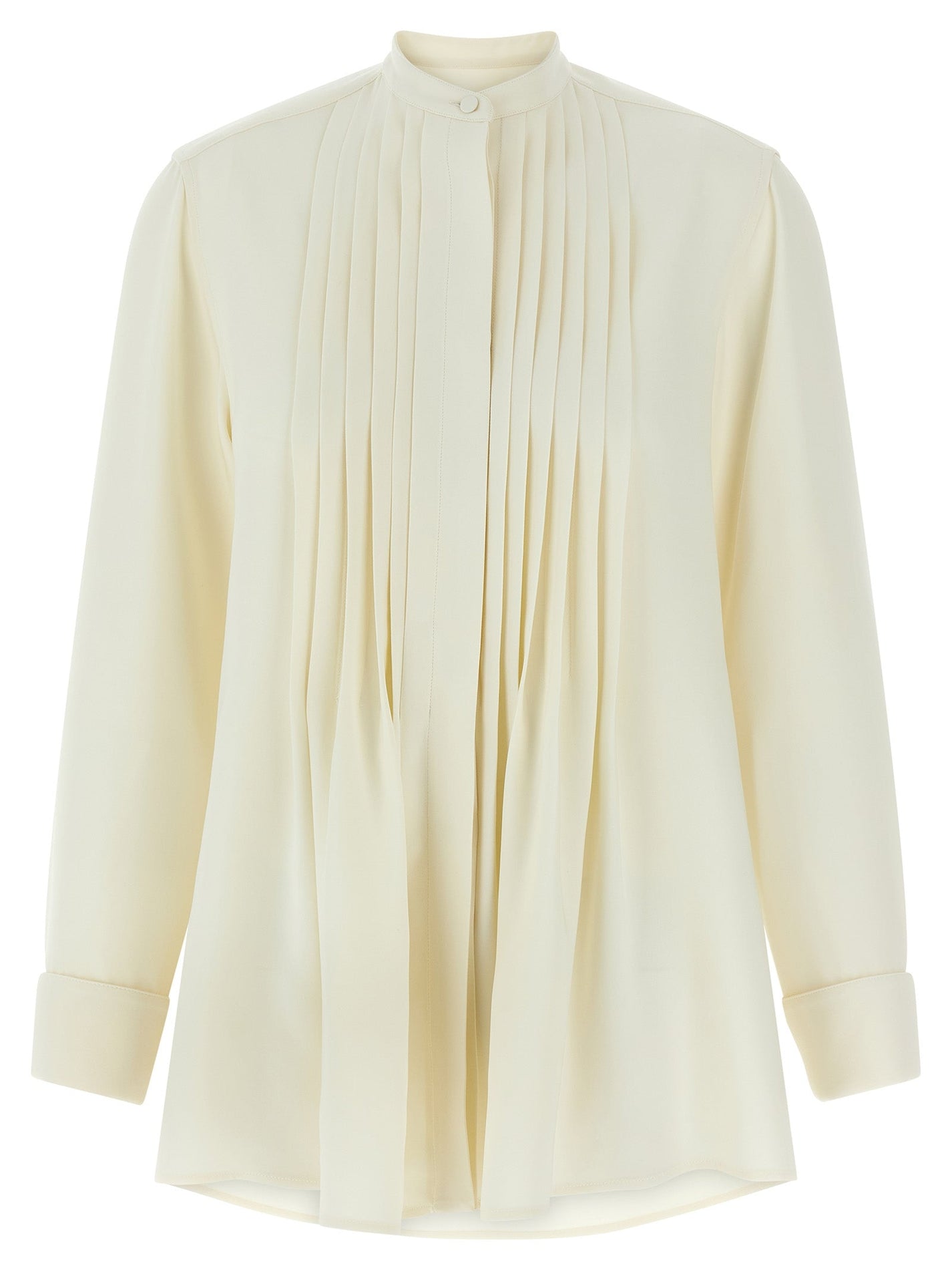 BRIONI - BRIONI - Pleated plastron shirt - Women’s Tops