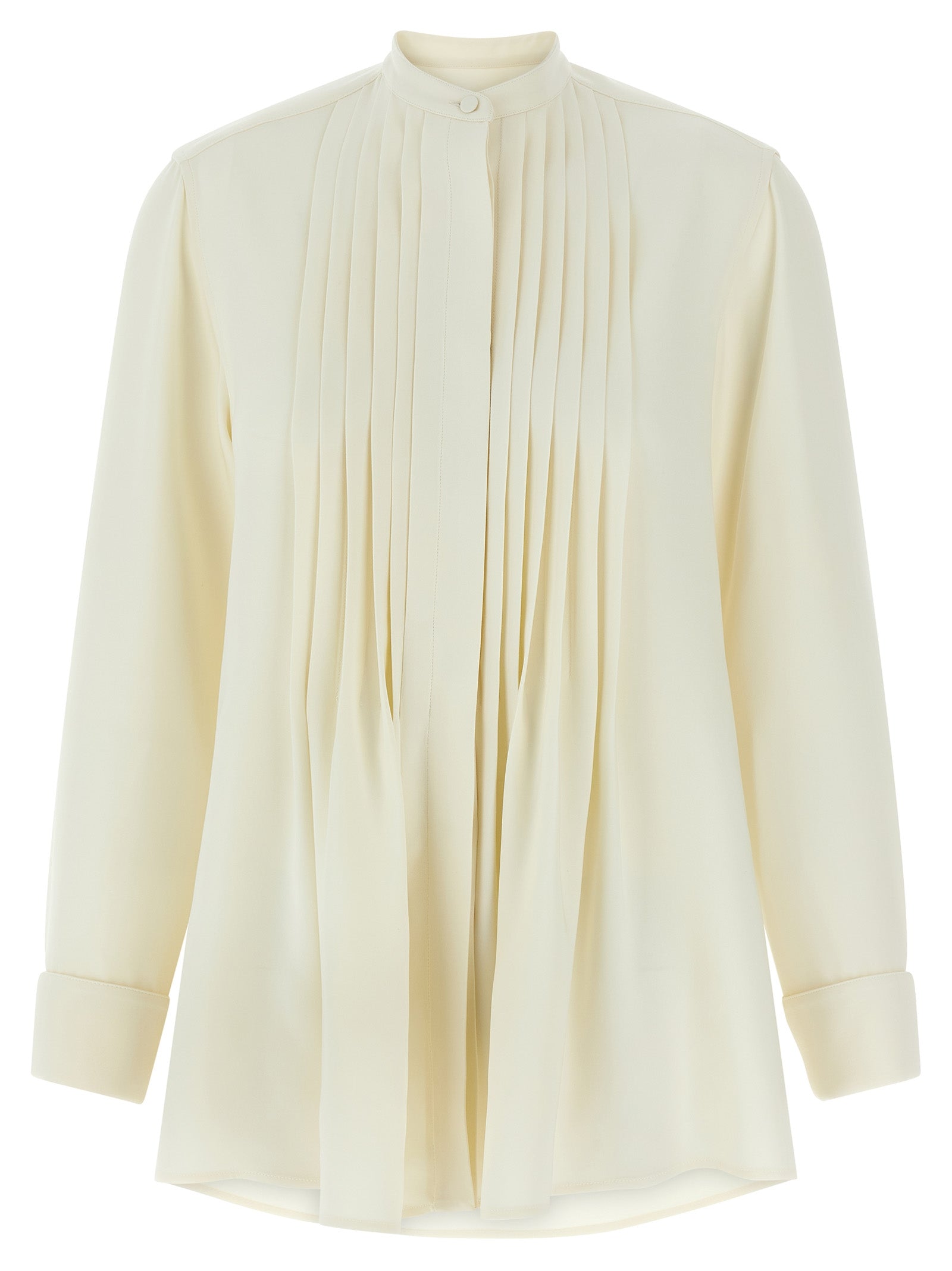 BRIONI - BRIONI - Pleated plastron shirt - Women’s Tops