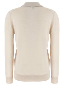 BRIONI - BRIONI - Cashmere and silk polo shirt - Women’s Tops