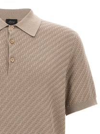 BRIONI - BRIONI - Knitted polo shirt - Men’s Top