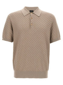 BRIONI - BRIONI - Knitted polo shirt - Men’s Top