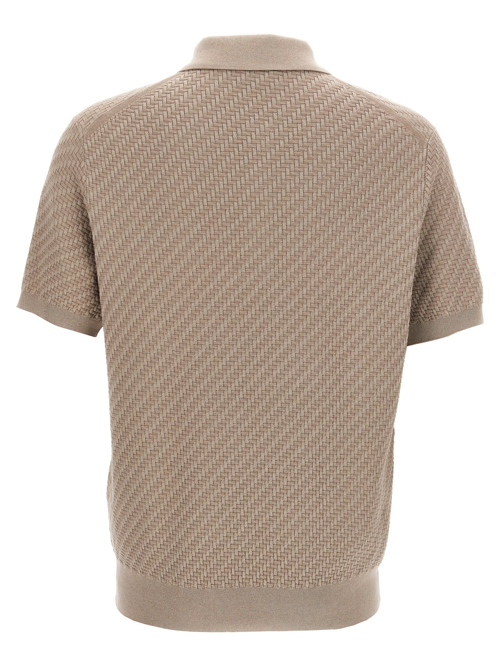 BRIONI - BRIONI - Knitted polo shirt - Men’s Top