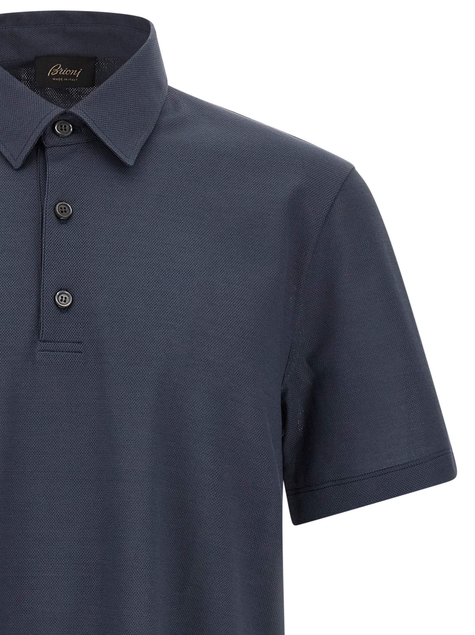 BRIONI - BRIONI - Cotton polo shirt - Men’s Tops