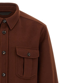 BRIONI - BRIONI - ’Vagabond’ overshirt - Men’s Outerwear