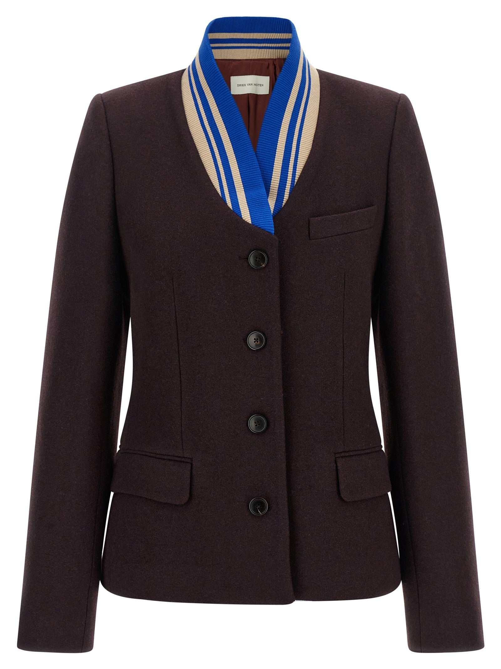 Dries Van Noten Britt Blazer Purple