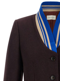 Dries Van Noten Britt Blazer Purple