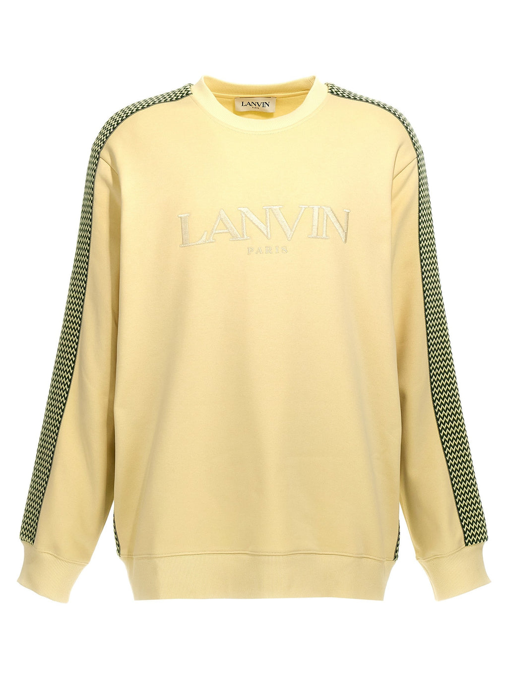 LANVIN Brodé Lanvin Side Curb Sweatshirt Yellow