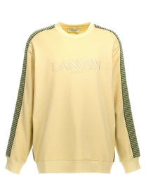 LANVIN Brodé Lanvin Side Curb Sweatshirt Yellow
