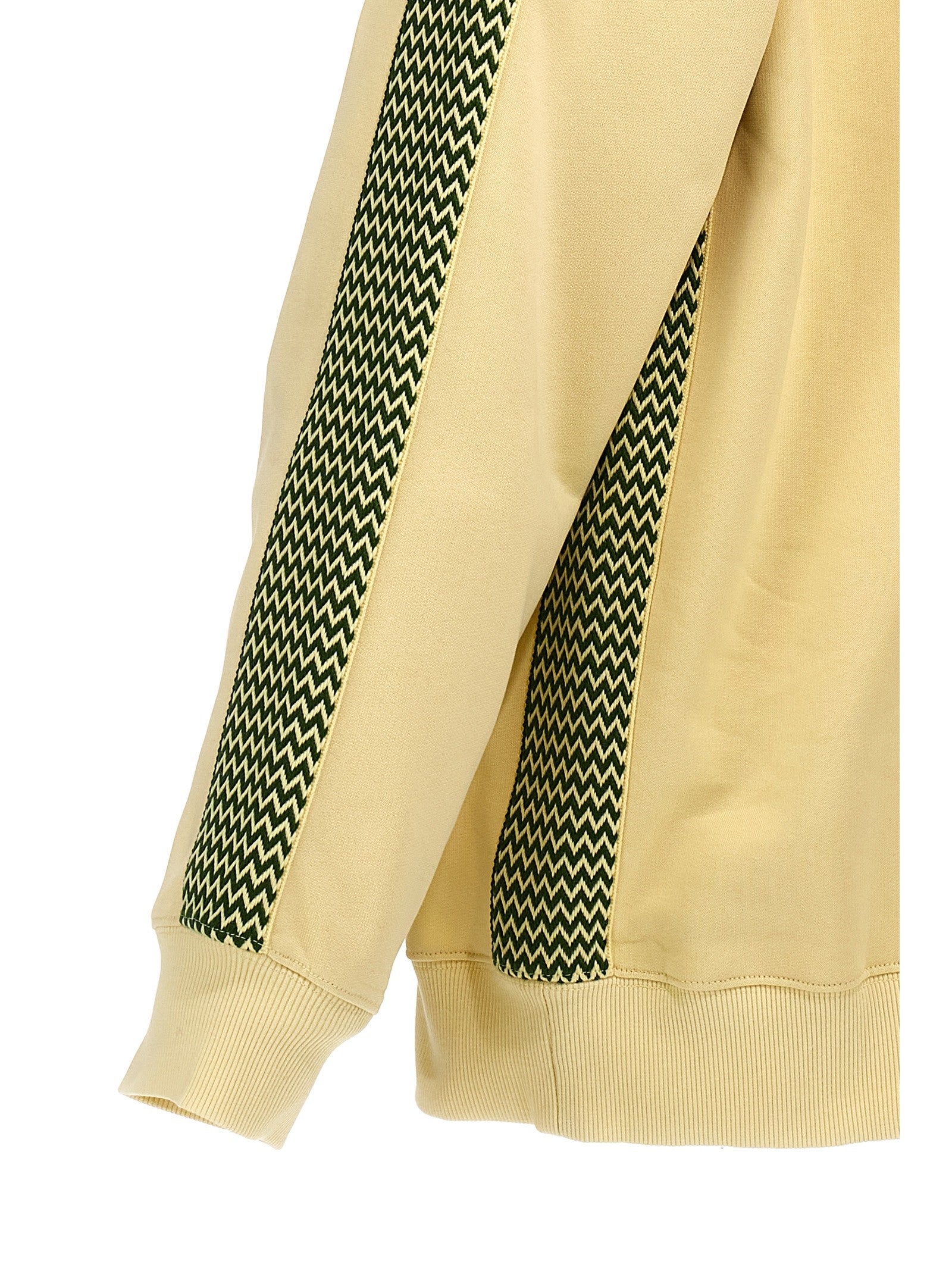 LANVIN Brodé Lanvin Side Curb Sweatshirt Yellow