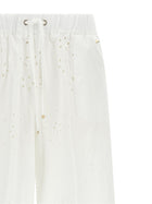 Herno Broderie Anglaise Pants White, view 3