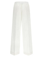 Herno Broderie Anglaise Pants White, view 2
