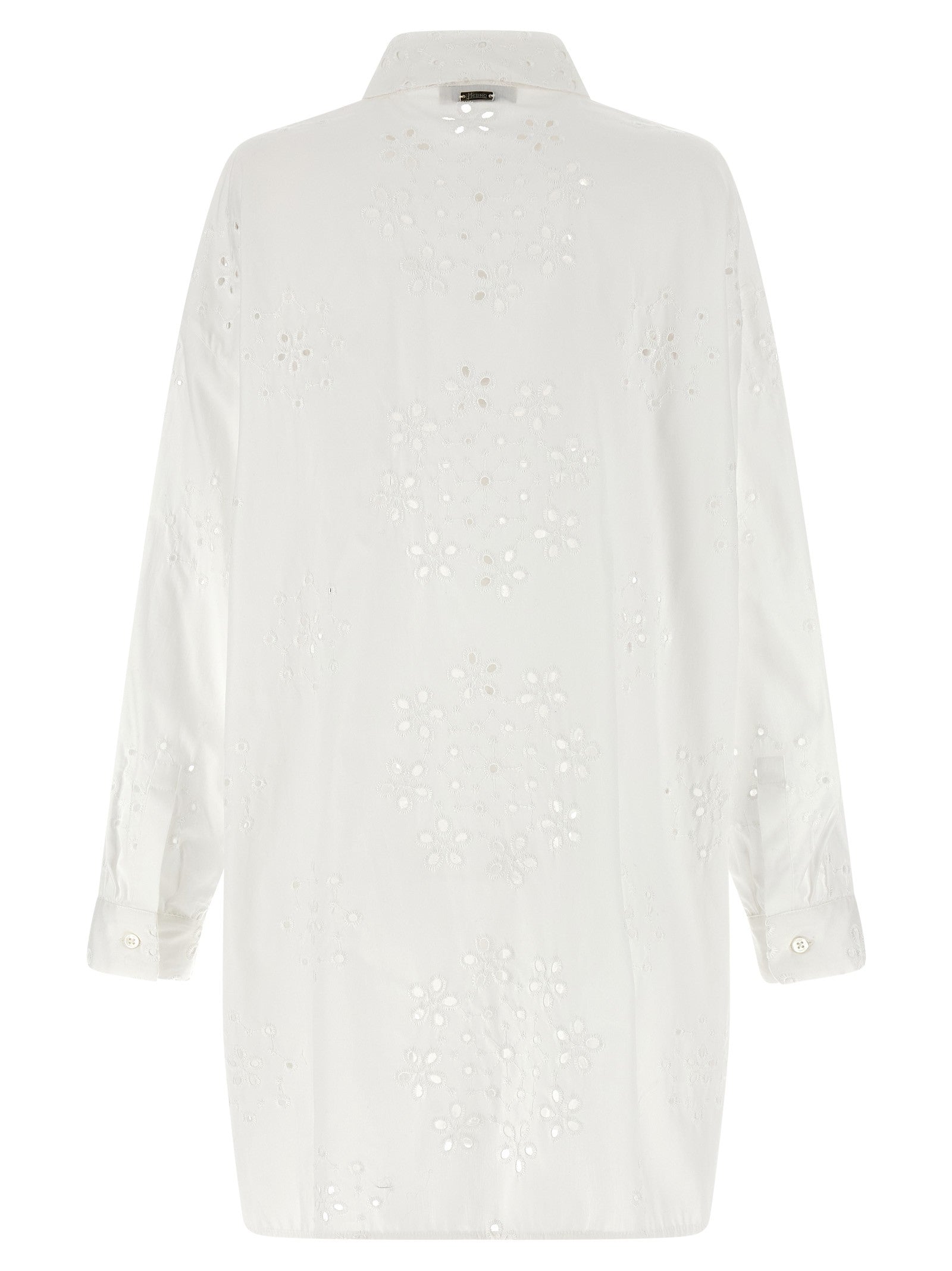 Herno Broderie Anglaise Shirt White
