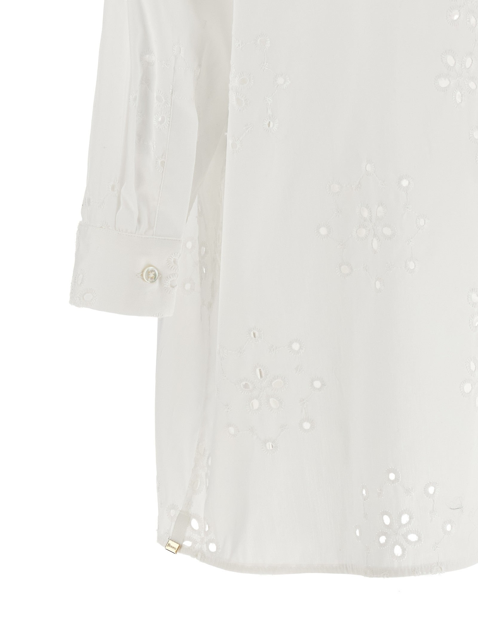 Herno Broderie Anglaise Shirt White