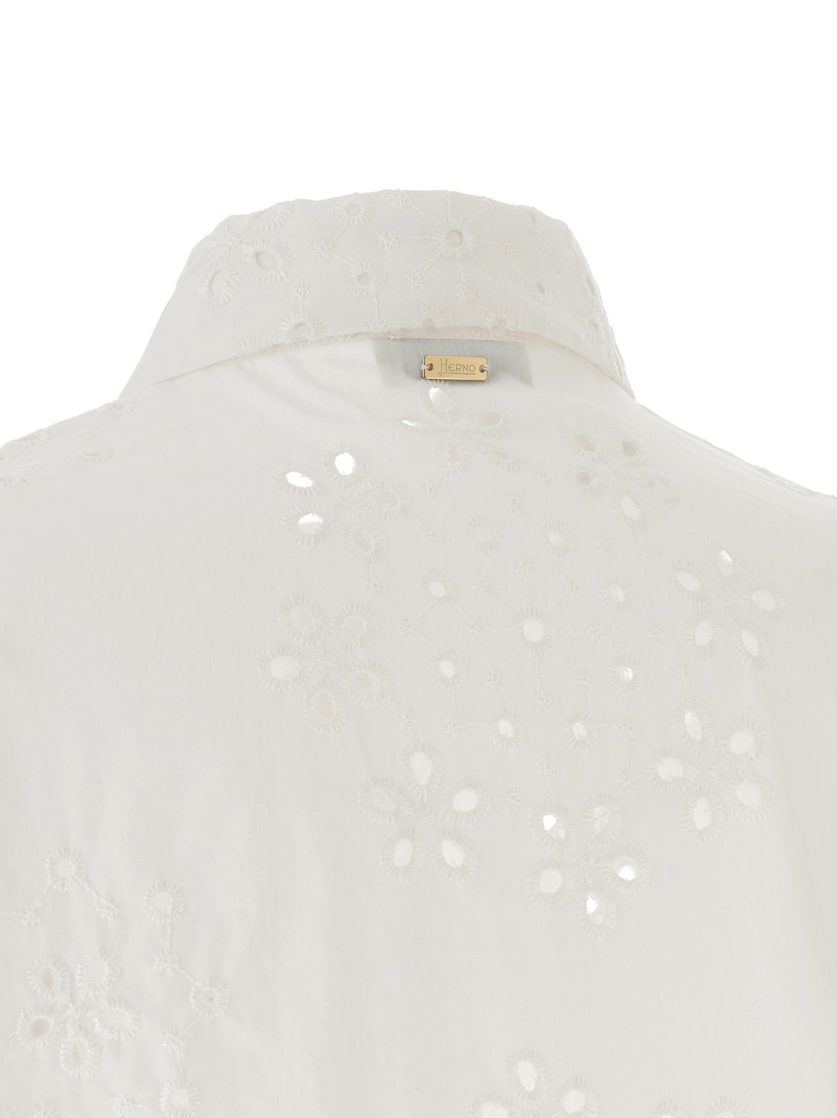 Herno Broderie Anglaise Shirt White, view 5