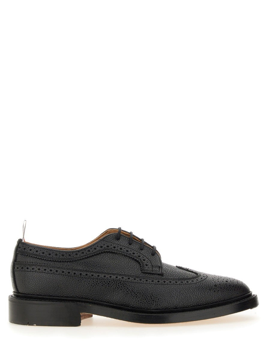 Thom Browne Men's Brogue Classic Longwing Black Thom Browne
