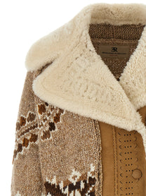 Ermanno Scervino Brogue Detail Jacket Beige