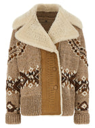 Ermanno Scervino Brogue Detail Jacket Beige