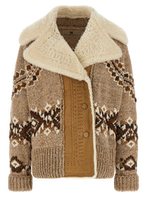 Ermanno Scervino Brogue Detail Jacket Beige