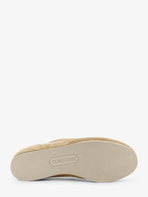 Tom Ford Men's Brook Suede Sneakers Beige