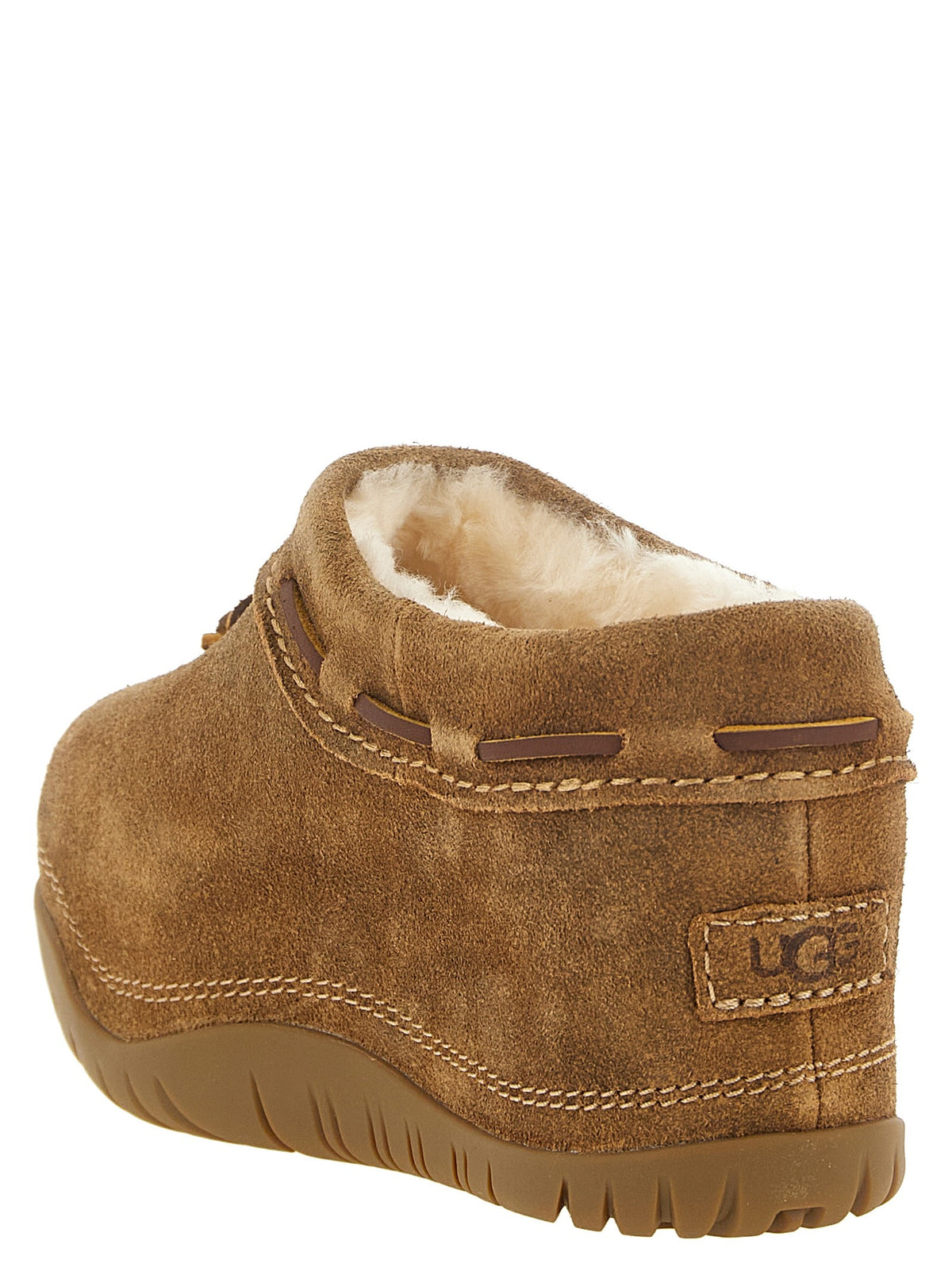 UGG Brown Bucked Sabots Brown