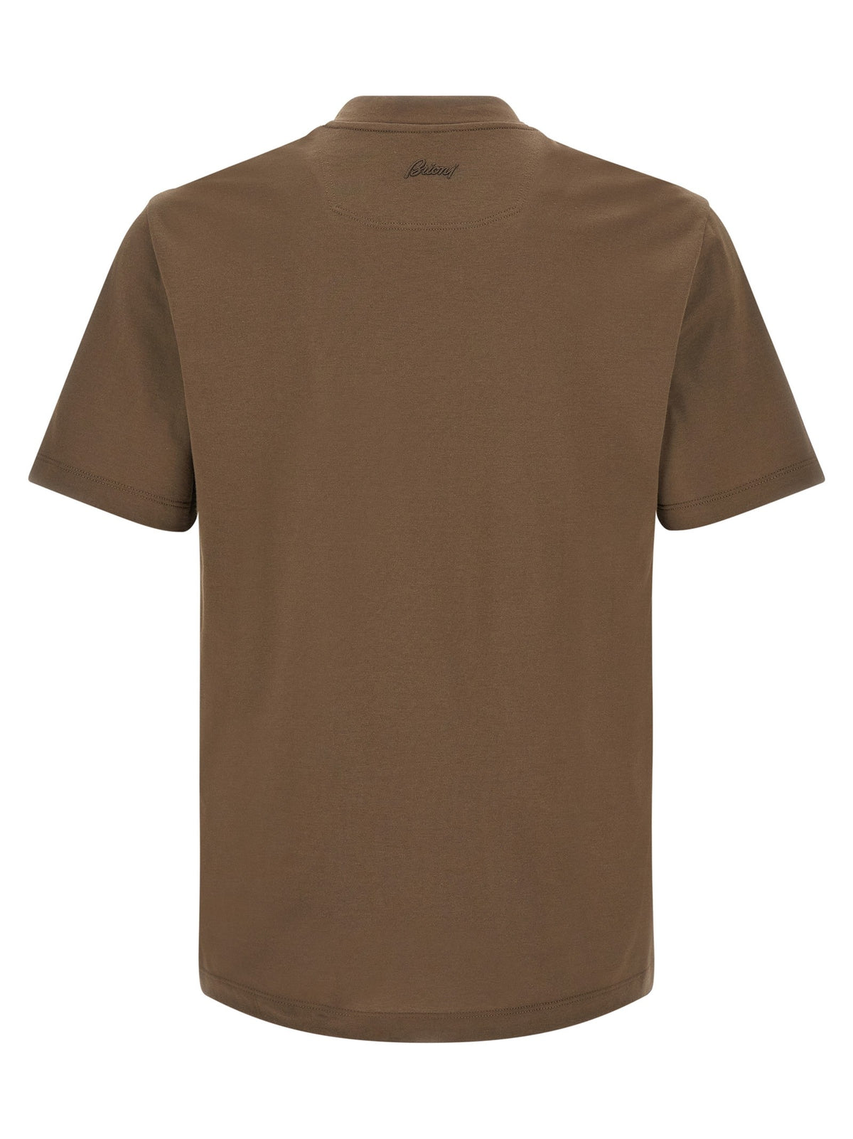 Brioni Brown Cotton Shirt Brown