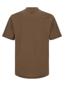 Brioni Brown Cotton Shirt Brown
