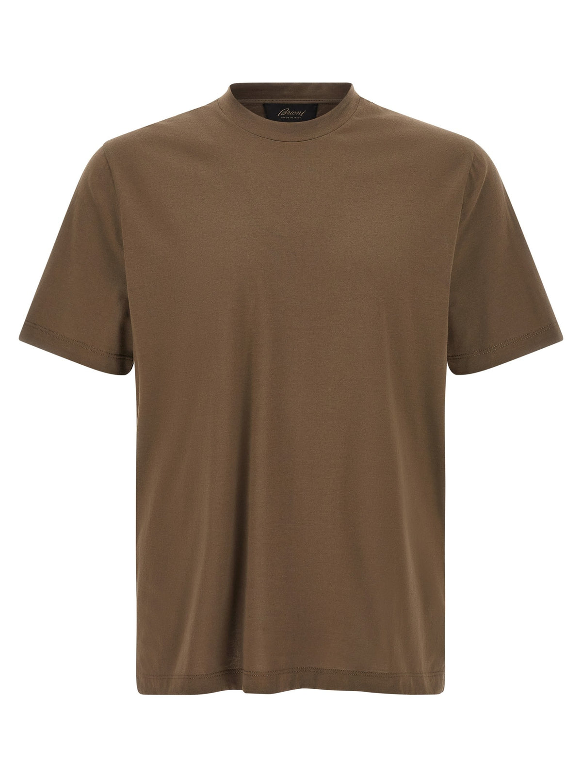 Brioni Brown Cotton Shirt Brown
