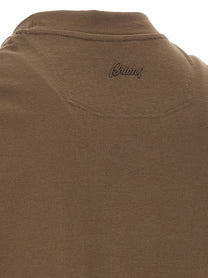 Brioni Brown Cotton Shirt Brown