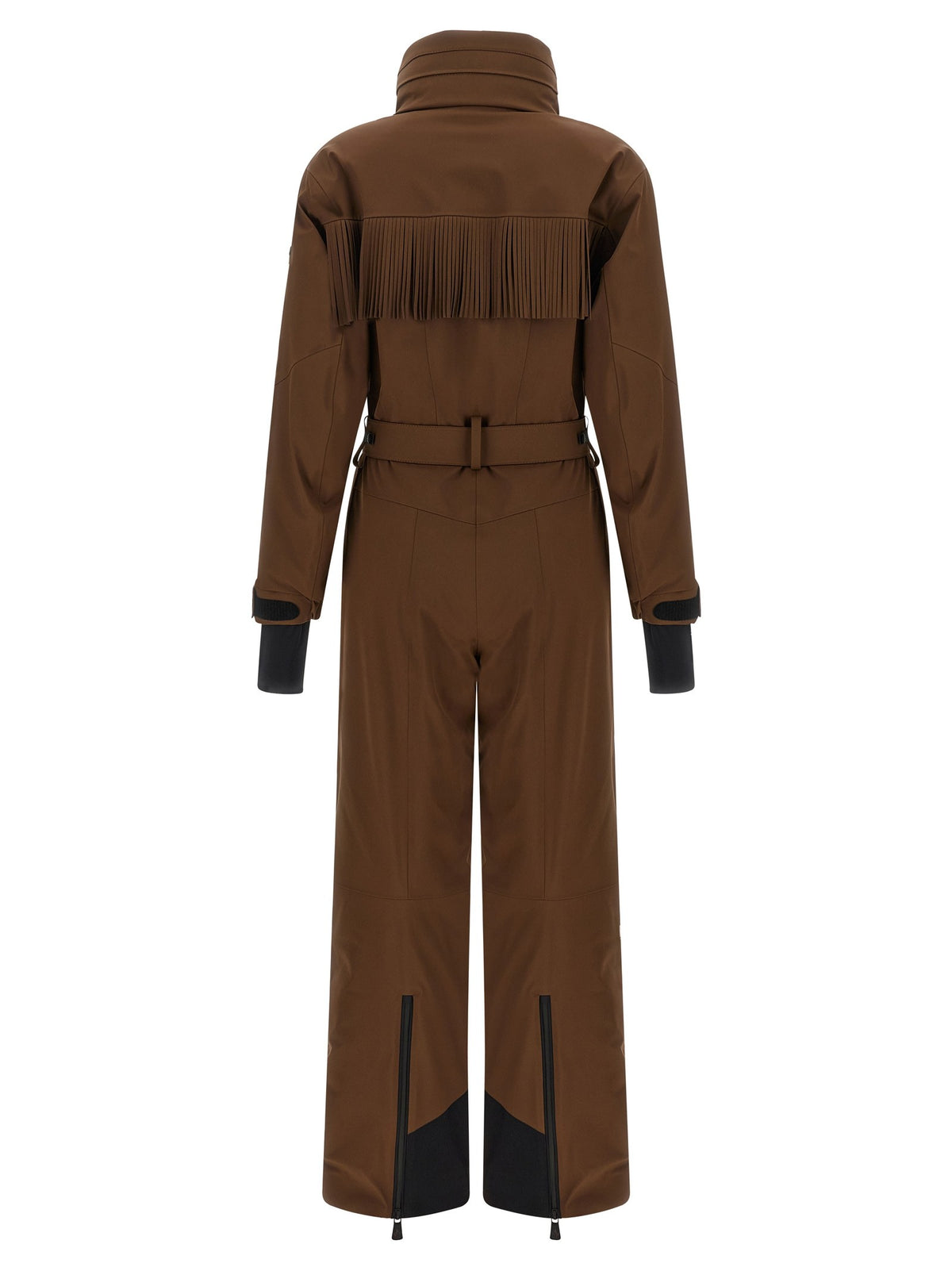 Moncler Grenoble Brown Fringed Ski Suit Brown, view 2