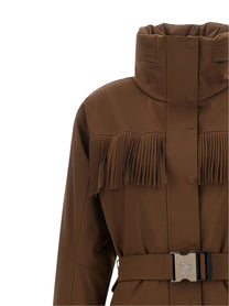 Moncler Grenoble Brown Fringed Ski Suit Brown, view 3