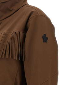 Moncler Grenoble Brown Fringed Ski Suit Brown, view 5