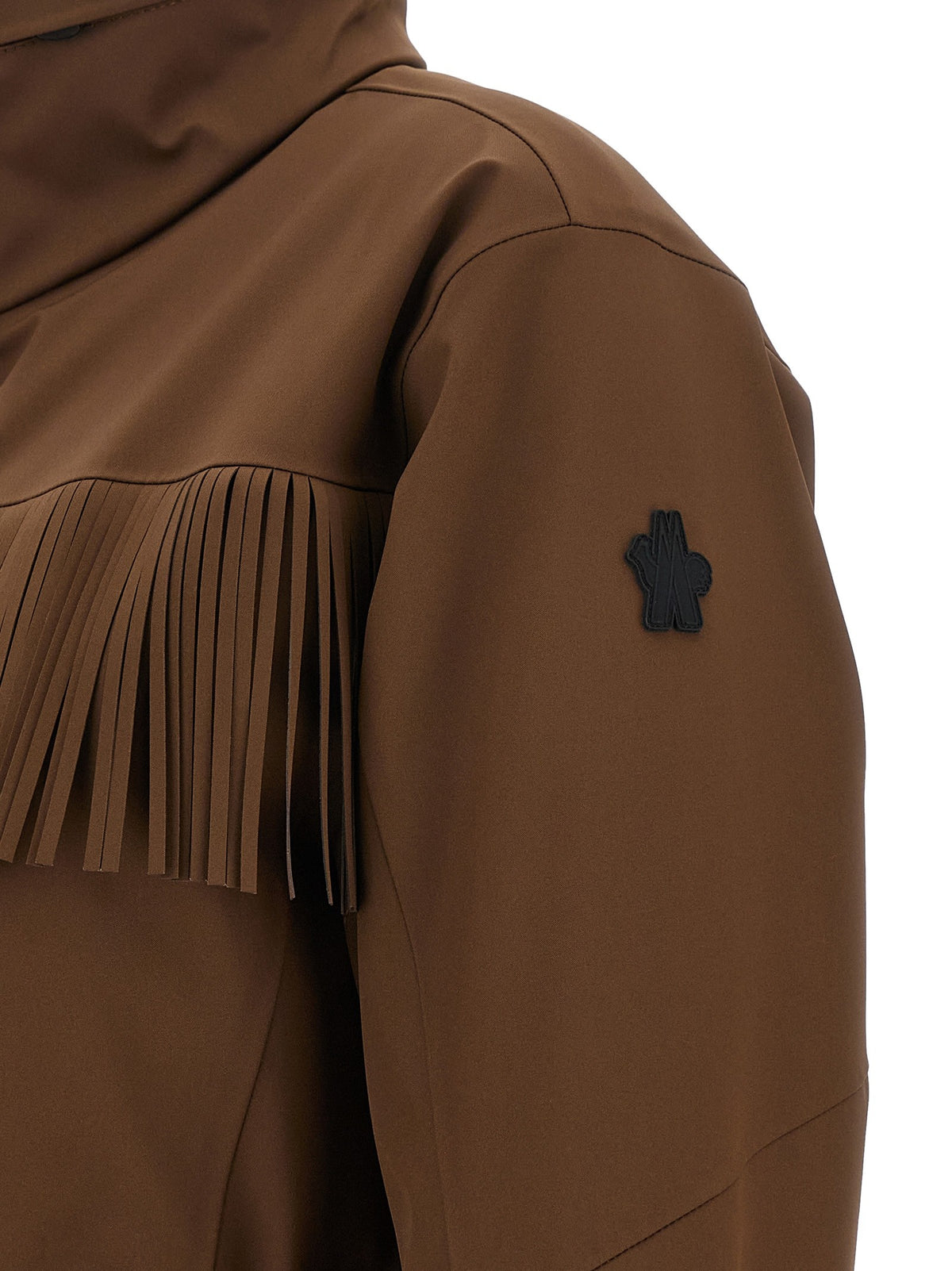 Moncler Grenoble Brown Fringed Ski Suit Brown, view 5